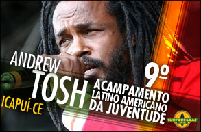 Andrew Tosh leva o reggae roots ao 9º Acampamento Latino Americano da Juventude em Icapuí/CE!