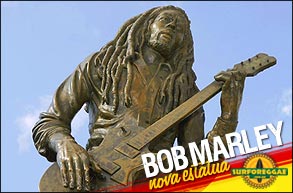 Veja no Surforeggae a nova estátua em homenagem ao rei Bob Marley, que foi inaugurada essa semana no seu museu em Kingston!