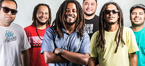 Banda Vibrações representa o reggae com propriedade no programa Superstar da Rede Globo!